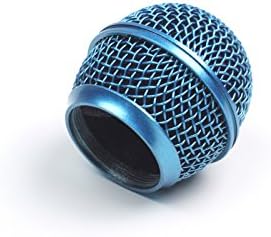 Zamjenska mrežasta maska za mikrofon za Shure SM58 565SD LC SV100, plava