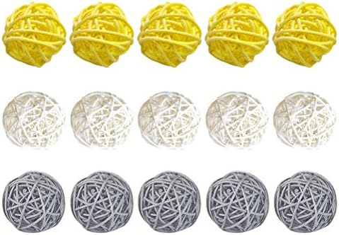 Valiclud 15pcs tkanje rattan ball Creative DIY zanatski dekorativni kuglični materijal Pribor