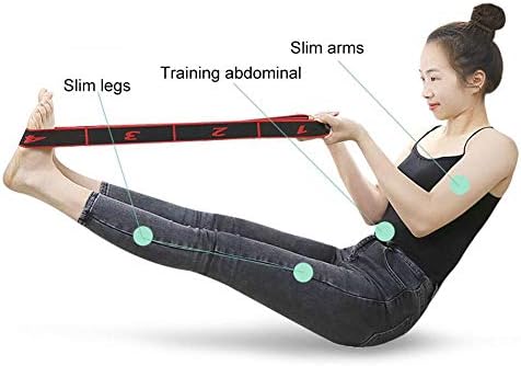 Trake za podizanje, trake za vježbe s petljom otpora, Hip Yoga fitnes vježbe s rastezljivim remenom za trening