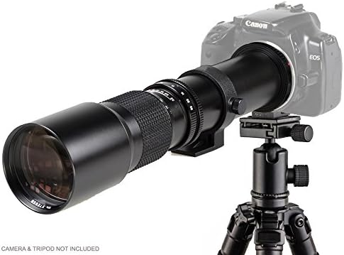 Canon EOS M50 objektiv velike snage sa ručnim fokusom od 1000 mm