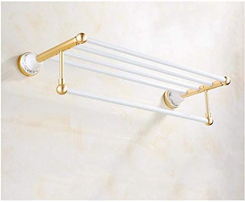 -Najdžerski ručnik, aluminijski antikni zlatni bijeli multifunkcionalni kupatilo zid viseći ručnik