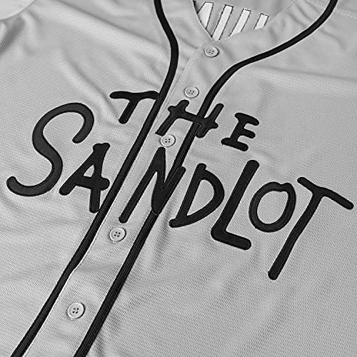 The Sandlot Benny the Jet Rodriguez Michael Squints Palledorous Alan Yeah-Yeah McClennan Bel Air 3D Print Bejzbol dres