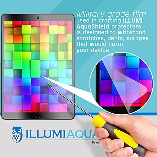 ILLUMI AquaShield zaštitnik ekrana kompatibilan sa Apple iPad Air No-Bubble jasnim fleksibilnim TPU filmom visoke definicije