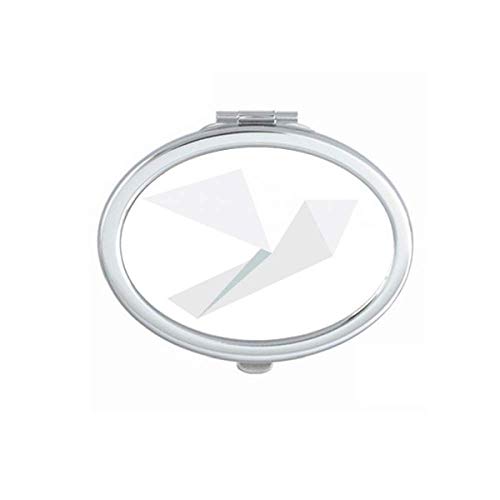 Origa Bijeli Golub Uzorak Ogledalo Prijenosni Preklopni Ručni Makeup Dvostruke Strane Naočare