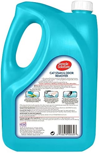 Jednostavno sredstvo za uklanjanje mrlja i mirisa za mačke, 4 litra