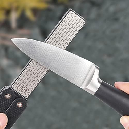 Mumisuto džepni oštrač za noževe, dijamantski štap za oštrenje noža sa sklopivom ručkom dvostrani alat za oštrenje za kuhinjski dom ili lov