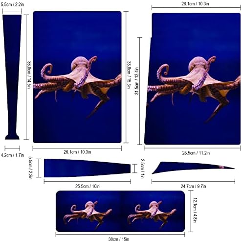 Okeanska životinja hobotnica potpuno zaštitni poklopac kože dizajn naljepnice za omotavanje kompatibilne s