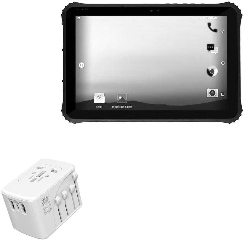 BoxWave punjač kompatibilan sa Emdoor EM-Q22M-Međunarodni PD zidni punjač , 3 USB Međunarodni Adapter za