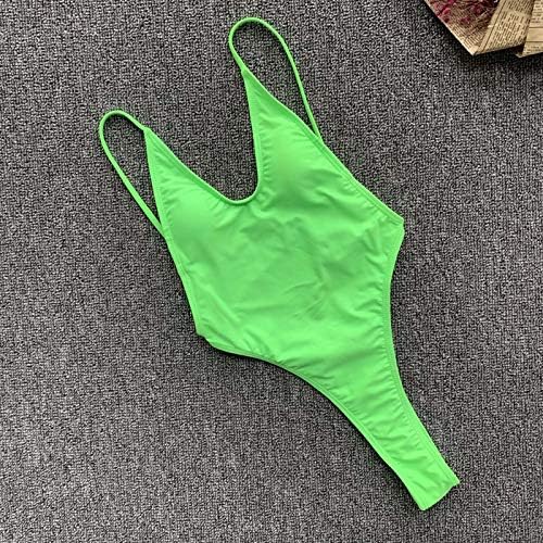 Ženski kupaći kostimi Jednodijelni prevelizirani puni pokrivenost V izrez Vintage 2023 Ljetni plažni