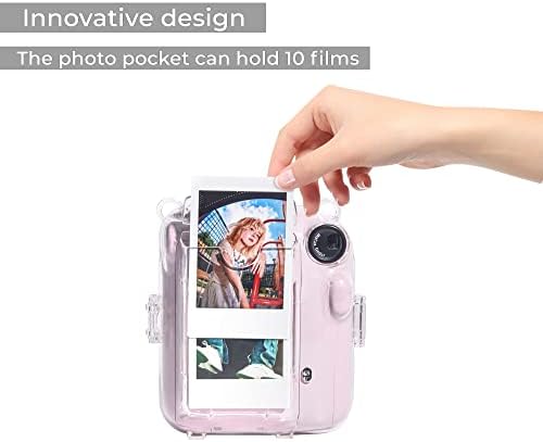 Leonuliy Mini 12 zaštitna torbica, kutija za čuvanje fotografija, uklonjiva naramenica za Fujifilm Instax