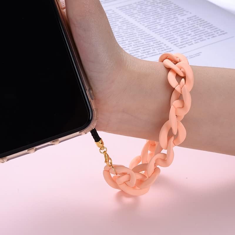 Bbsj akrilna gumena Vezica za lanac za mobilni telefon traka za ključeve protiv izgubljenih čari ženski nakit
