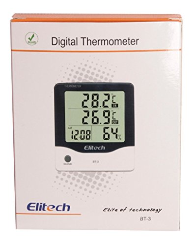 Elitech Bt-3 digitalni higrometar termometar za temperaturu i vlažnost Monitor Unutarnji / Vanjski
