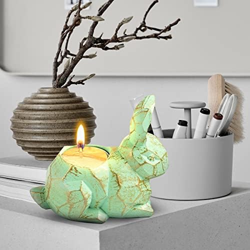 Decor Bunny Holder Holder Dekoracije Svijeća Mali Uskrs Uskrs Držač Držač Svijeća Home Candle Ukras Desktop Ornament Božić Ornament Packs