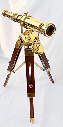 Mesingani teleskop od 10 inča sa drvenim ručno rađenim postoljem za stativ