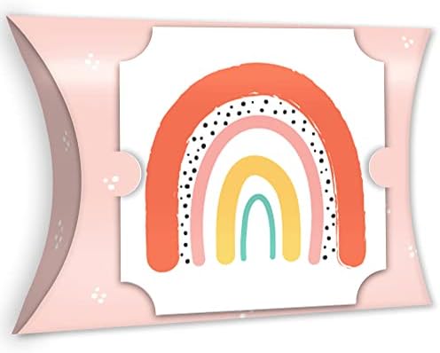 Velika tačka sreće Pozdrav Rainbow - Favoril Poklon kutije - Boho Baby tuš i rođendanska zabava Veliki jastuci