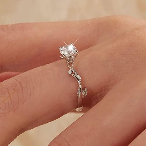 2023 Ženska cirkonija Bling Diamond Ring Angažovanje vjenčanog prstena