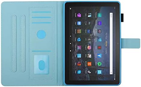 Fire HD 10 tablet futrola, HD10 Plus tablet futrola, premium PU kožnog postolja sa pametnim automatskim buđenjem / spavanjem, šumom