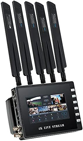 Haiweitech G PRO-5G prijenosni 5g enkoder za 4K višestruko kamera live streaming studio uređaja