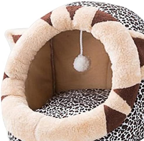 Colcolo udoban krevet za mačke u zatvorenom prostoru topli sa loptom Meki krevet za spavanje, 48x52x39cm