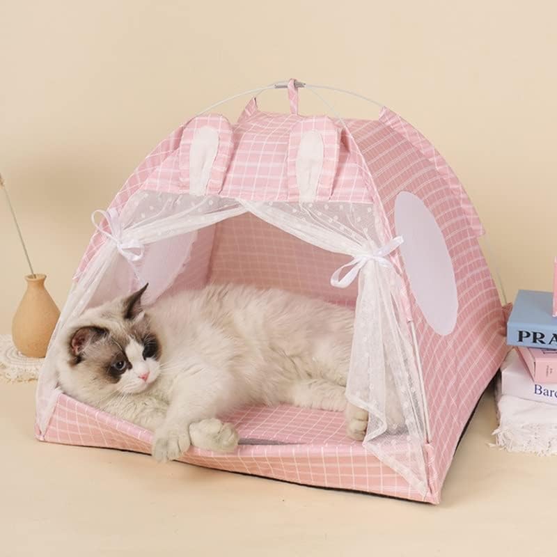 N / A Mačke Cage House Kennels Mačke mačke TENT meko udobne preklopni krevet prijenosni životinjski