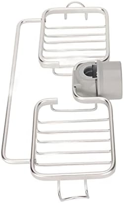 Aluminijska slavina viseći stalak, kuhinjski sudoper slavina polica Grid No Burr Plastic odvojivi sa ručnikom