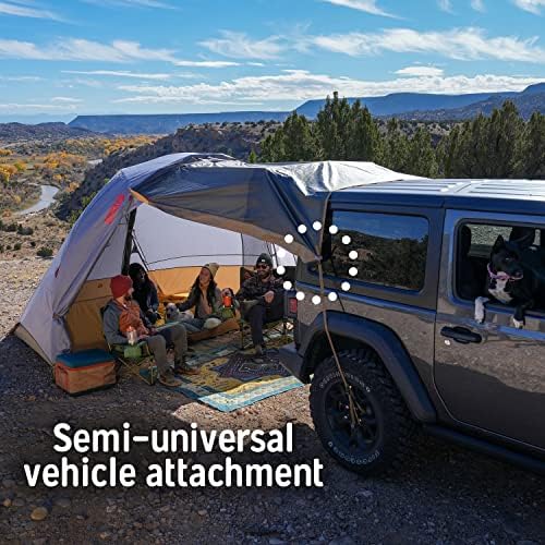 Kelty Caboose 4p sklonište za šator i tende za vozila, univerzalni dodatak za kombije, kamione, SUV vozila, vrata sa stojećom visinom, masivni predvorje, potpuno Samostojeći, dizajniran u sunčanom Koloradu