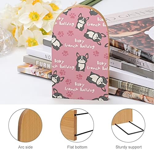 Volim pseće knjige Završava za police drveni držač za knjige za teške knjige razdjelnik moderni dekorativni