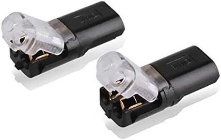 Konektor 6-50PCS 2Pin priključak za priključak za utikač Spring Scotch Lock 18-24AWG žice Brzi