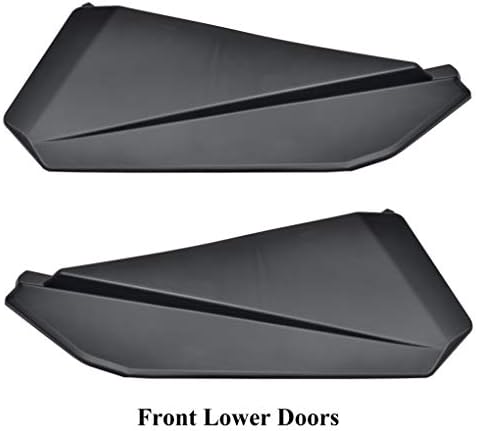 Komplet donjih vrata za CAN-AM X3 MAX, SAUTVS Donji umetci vrata sa ugrađenim metalnim okvirom za limenke AM MAVERICK X3 MAX RS DS 2017-2023 Pribor