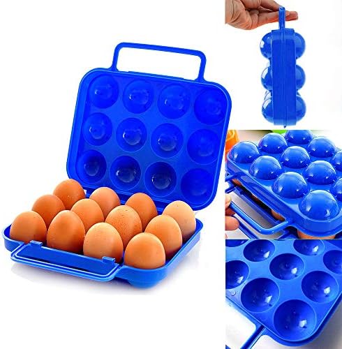 Kutija za skladištenje hermetičke ostave sklopiva kutija za ručke za jaja Portable12 plastični držač skladište kuhinja za jaja,trpezarija i Bar velika posuda za hranu