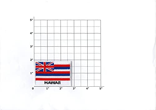 Prvo bilo što havaii zastava zakrpa mali gvožđe na izvezenim za šešir jaknu ruksake ruksake traperice veličine