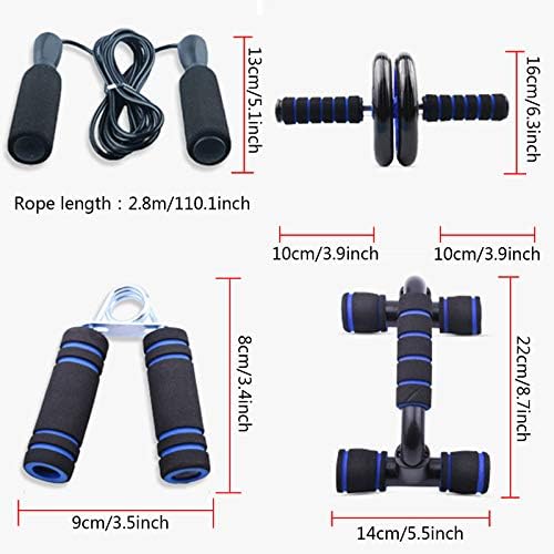 Valjci za obuku mišića Sethruki, 5-in-1 valjka sa jastučićima sa koljenom, push-up barovima, rukohvate