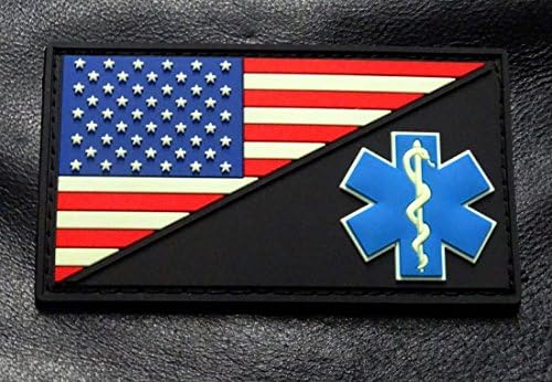 EMT USA zastava Medic Ems Paramedic PVC gume zakrpa za gume