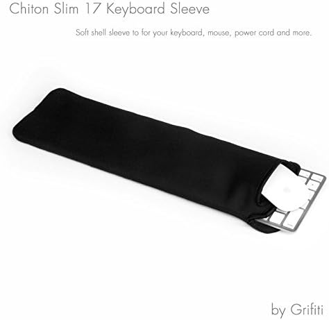 Grifiti Chiton Slim 17 6.5 x 17.5 neoprenski rukav dvoslojni za Apple žičanu tastaturu i druge