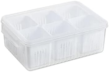 JAHH kutija za čuvanje frižidera 6 pretinca za hranu kutija za čuvanje povrća i voća frižider