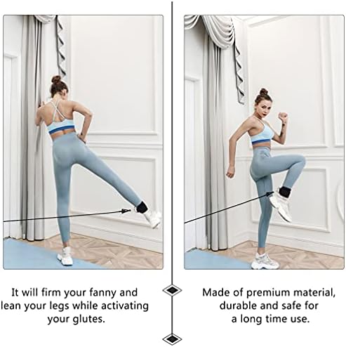 Best sportske joge dodaci opseg za otpornost na papučice sa nosačima sidrenih vrata za noge za kugle za otpornost Početna vježbanje otpornost na vježbe
