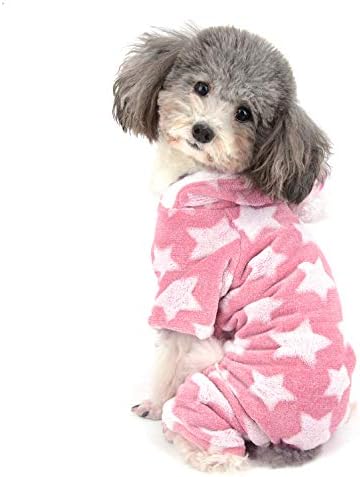 Ranphy pas pidžama Fleece ukupno zimsko zbirsko djevojku PET PJS Hoodie Chihuahua Odjeća Puppy Pajamas Outfit