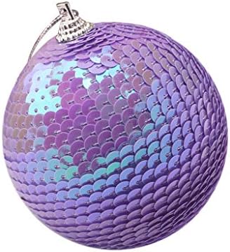 v2J24D Božić vještački dijamant Glitter Baubles Ball Božić Tree Ornament ukras 8Cm