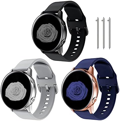 Toolaik 20mm Watch Band Kompatibilan je sa Samsung Galaxy Watch 4 Band 40mm / 44mm, Galaxy Active 2 Watch