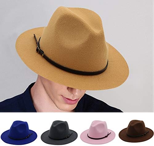 Muškarci Žene Sun Straw Hat Classic Vintage Cowboy Wide Wide Gim s kaiškom dizajnerkom Panama Fedora