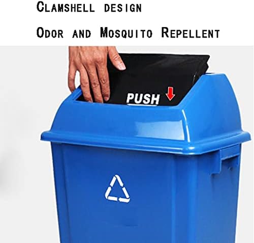 Outdoor dustbins Recikliranje otpada Plastično smeće Kantu sa gornjim poklopcem, smeće Veliki kapacitet Kuhinja Kantu za smeće, unutarnje / vanjsko korištenje kante za recikliranje smeća na otvorenom