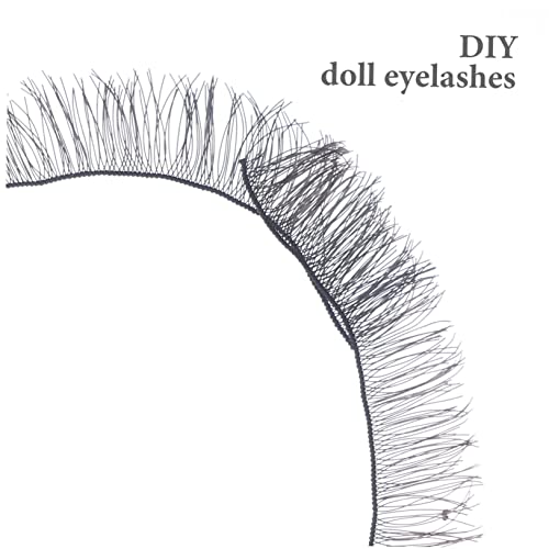 EXCEART 30pcs Doll Decor za trepavice za dom Lash Accessories False najlon Eye Lashes Doll make up