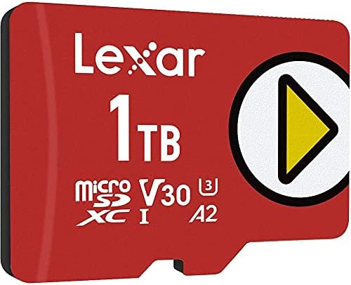 Lexar LMSPLAY001T-BNNNU Play 1TB microSDXC UHS-I memorijska kartica do 150MB/s pročitajte 2 paket