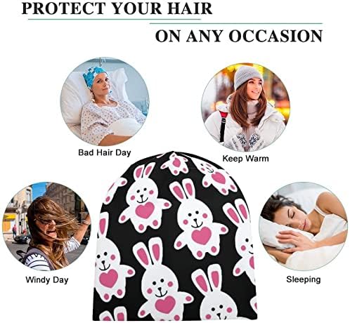 BAIKUTOUAN Funny Bunny Print kape za muškarce žene sa dizajnom Lobanja kapa