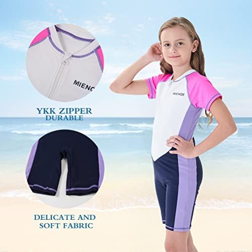 MIENOE tinejdžerke Jednodijelni kupaći kostim dijete kupaći kostim djevojke vodeni Sport kratki