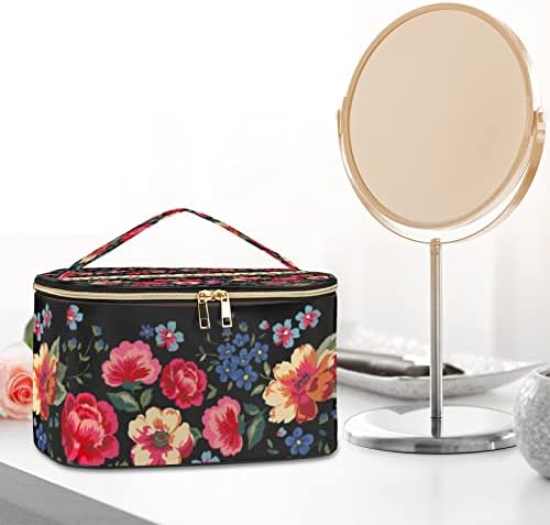 Putna torba za šminkanje velika kozmetička torbica Organizator šminke za žene i djevojke