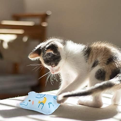 Dorakitten igračke za mačke u zatvorenom prostoru-5kom plišane igračke za žvakanje mačaka interaktivna igračka za mačje metlice ispunjena mekom igračkom za kućne ljubimce