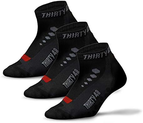 Thirty48 niske biciklističke čarape za muškarce i žene | Uniseks sportske čarape za prozračivanje