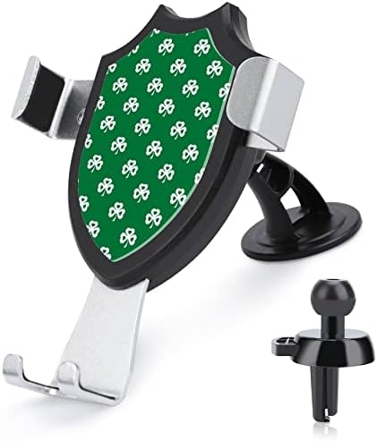 St. Patrick's Shamrock uzorak za telefon za automobil Univerzalni držač mobitela Držač za nadzornu ploču Vučenje vetrobranskog stakla Pogodno za pametne telefone