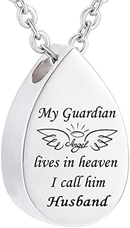 Memorijski nakit za kremiranje Groma Moj Guardian Angel kremiranje urne pepeo Memorijski nehrđajući čelik